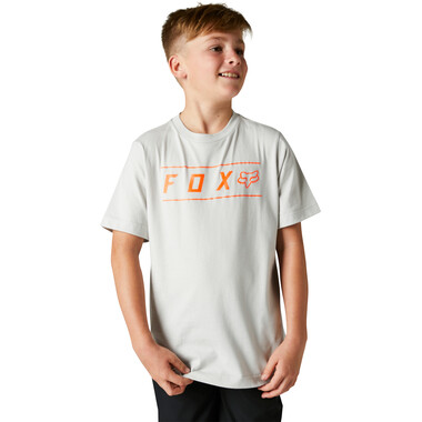 T-Shirt FOX PINNACLE Junior Maniche Corte Grigio 2022 0